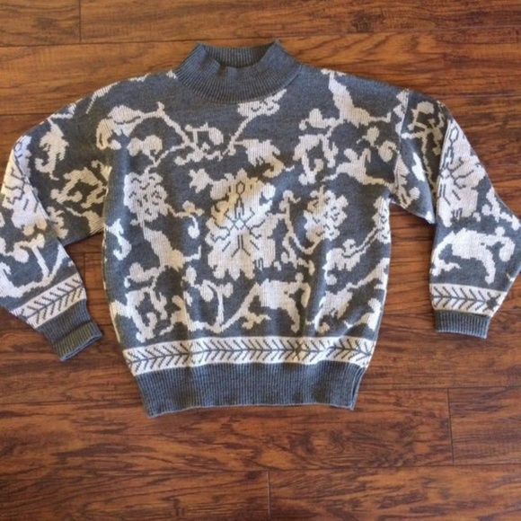 Vintage Sweaters - Vintage 90s Kawaii Grunge Oversize Knit Sweater